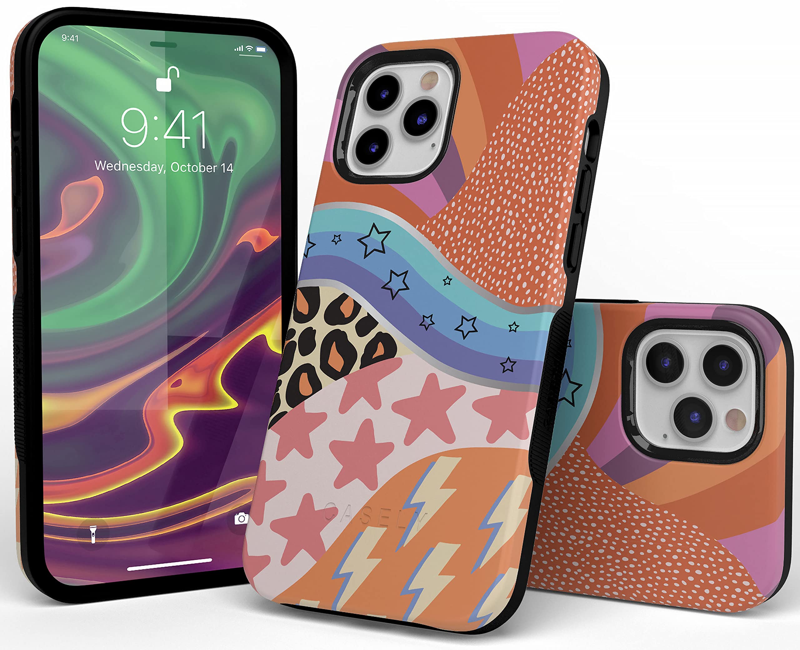 Casely iPhone Case | Compatible with MagSafe | and I OOP | Mixed Swatch Case Casely iPhone Case | Compatible with MagSafe | and I OOP | Mixed Swatch Case